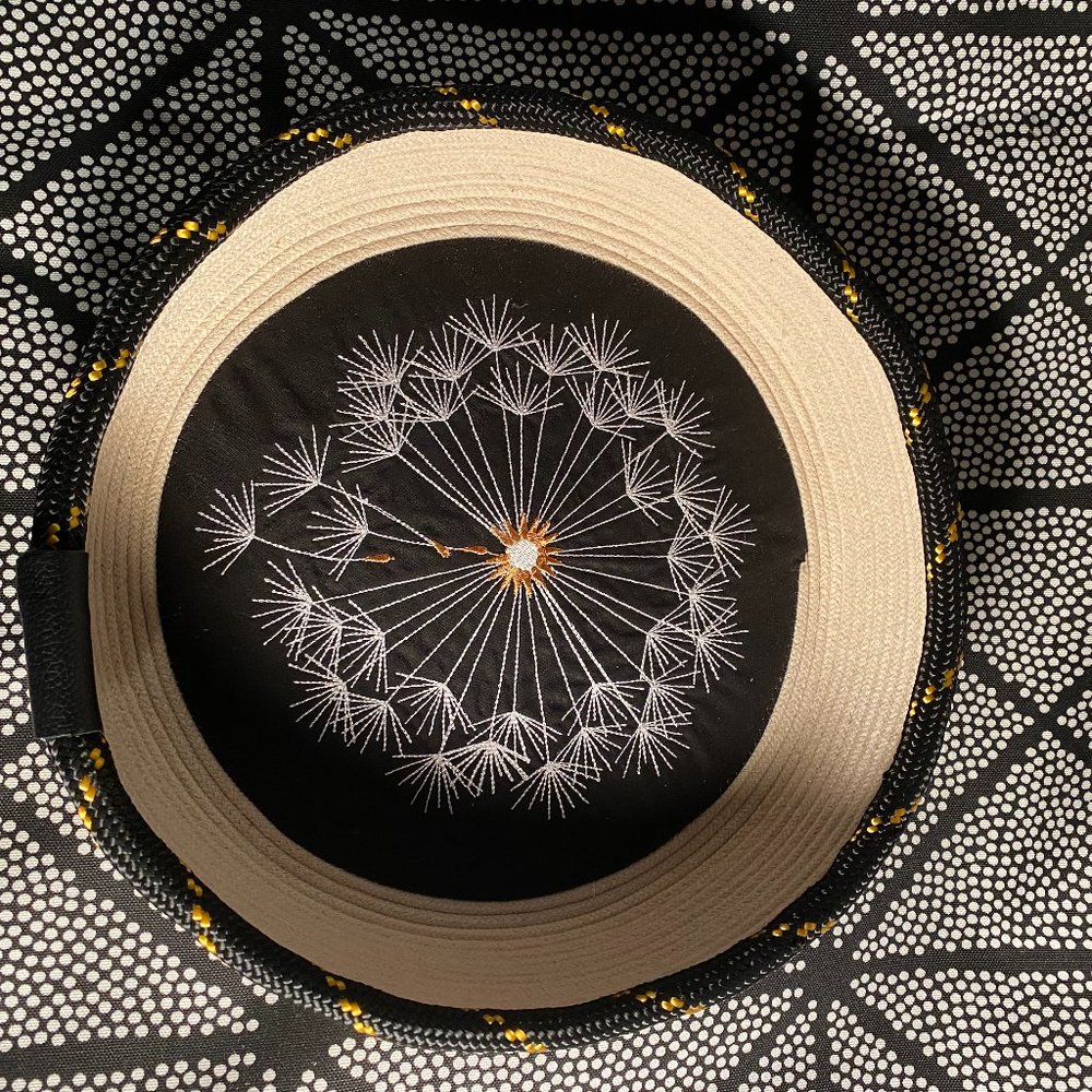 Embroidered Rope Bowl